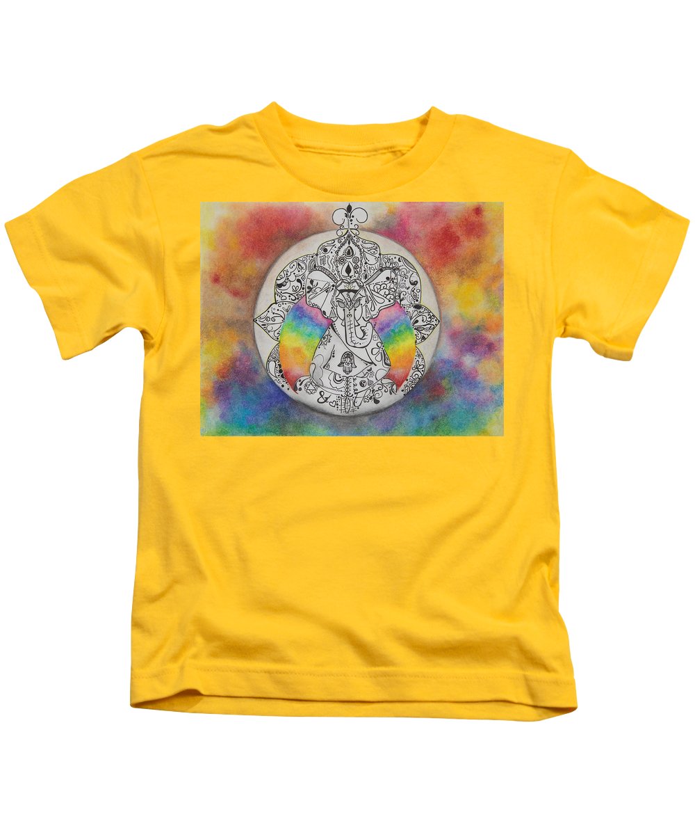 Zen Elephant - Zentangle Collection - Kids T-Shirt