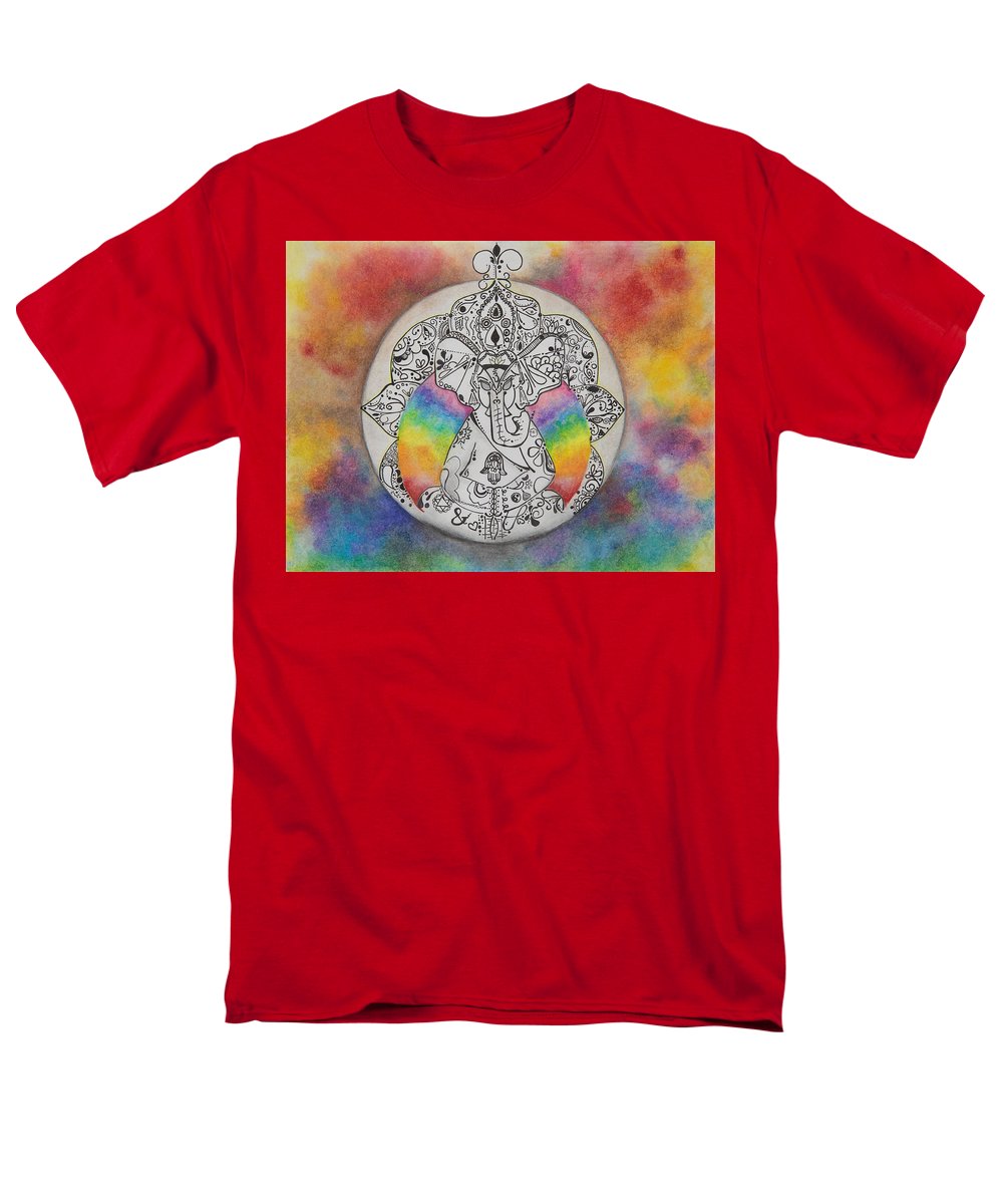 Zen Elephant - Zentangle Collection - Men's T-Shirt  (Regular Fit)