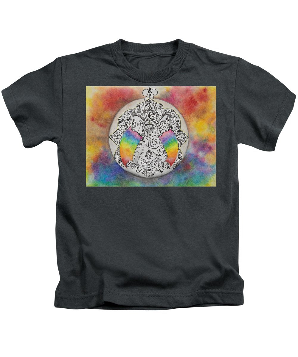 Zen Elephant - Zentangle Collection - Kids T-Shirt