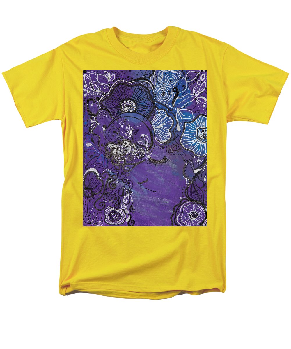 Zen Face - Flower Head Collection  - Men's T-Shirt  (Regular Fit)