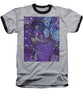 Zen Face - Flower Head Collection  - Baseball T-Shirt