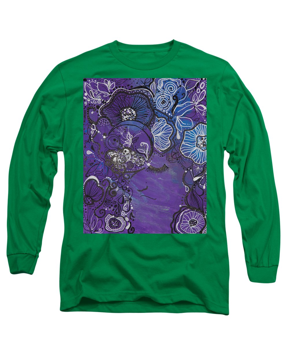 Zen Face - Flower Head Collection  - Long Sleeve T-Shirt