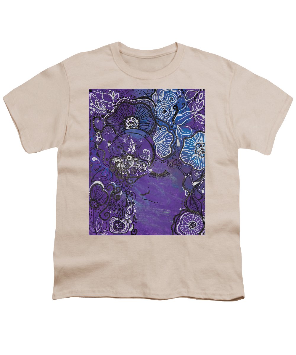 Zen Face - Flower Head Collection  - Youth T-Shirt