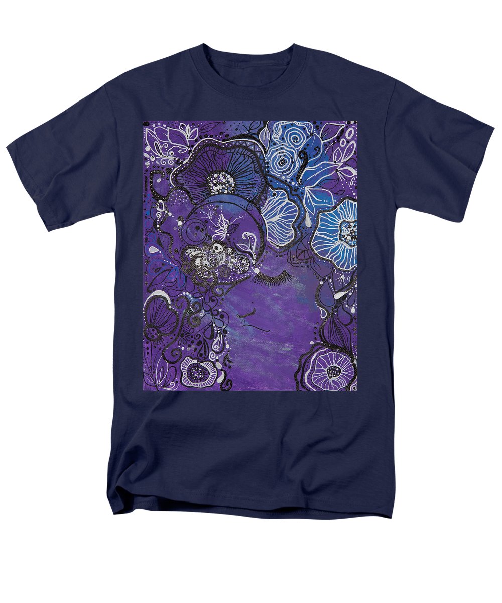 Zen Face - Flower Head Collection  - Men's T-Shirt  (Regular Fit)