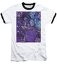 Zen Face - Flower Head Collection  - Baseball T-Shirt