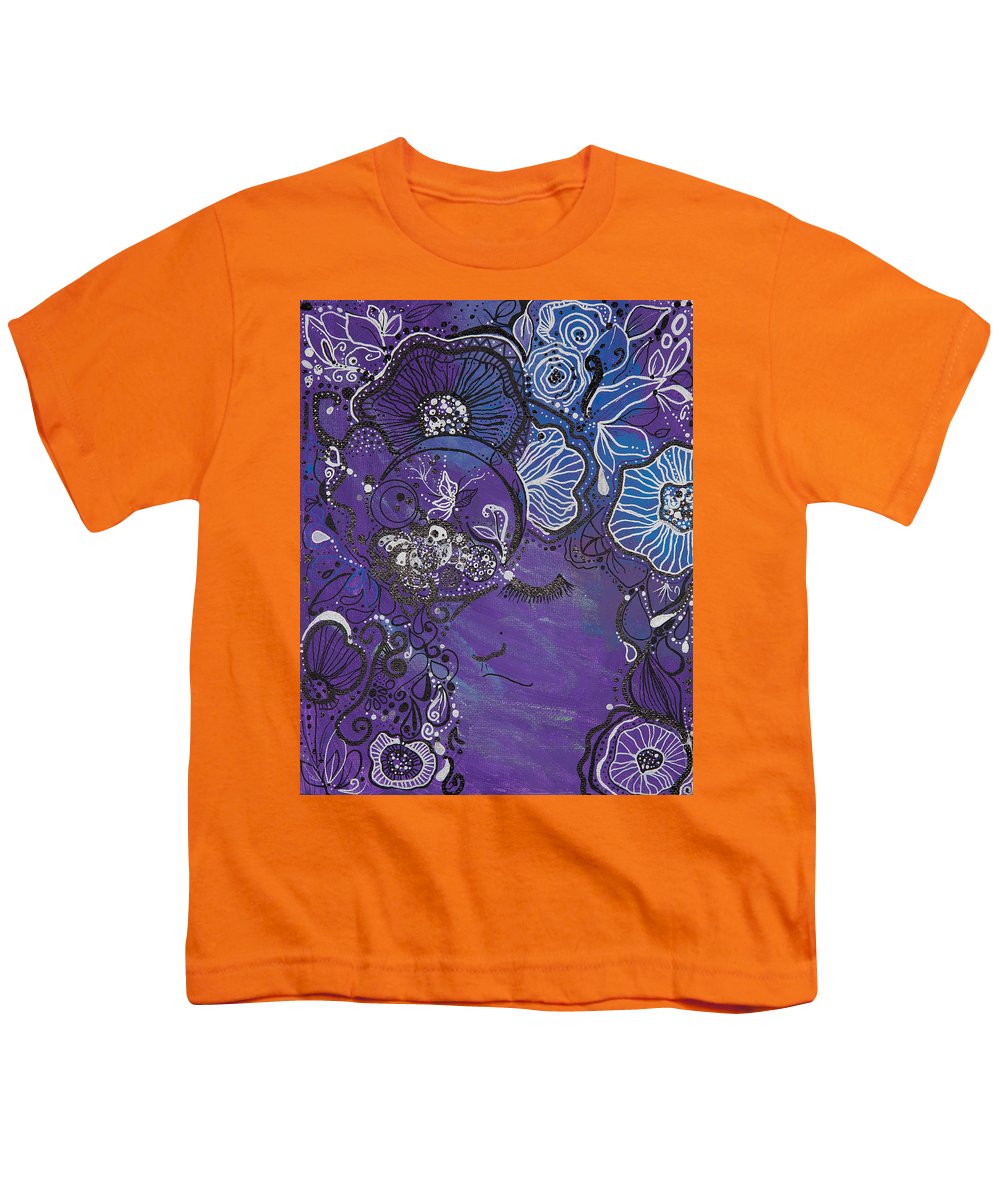 Zen Face - Flower Head Collection  - Youth T-Shirt