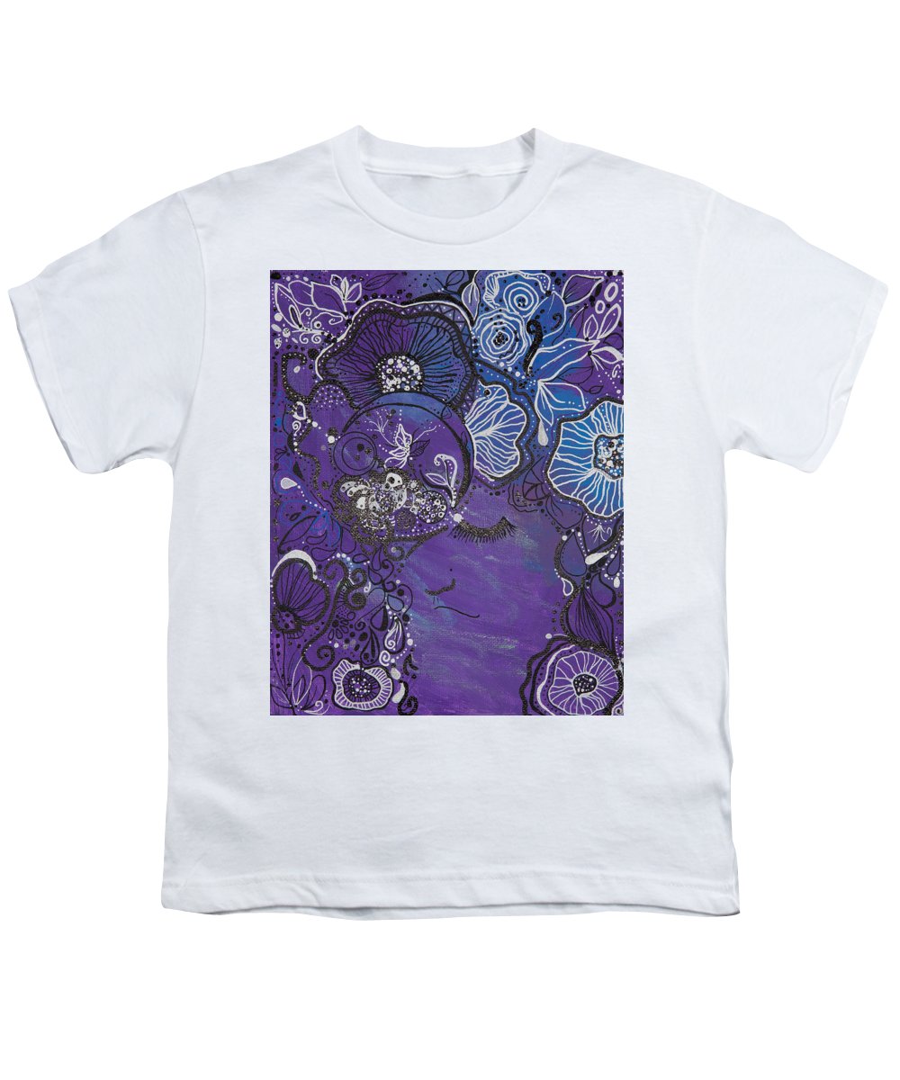 Zen Face - Flower Head Collection  - Youth T-Shirt