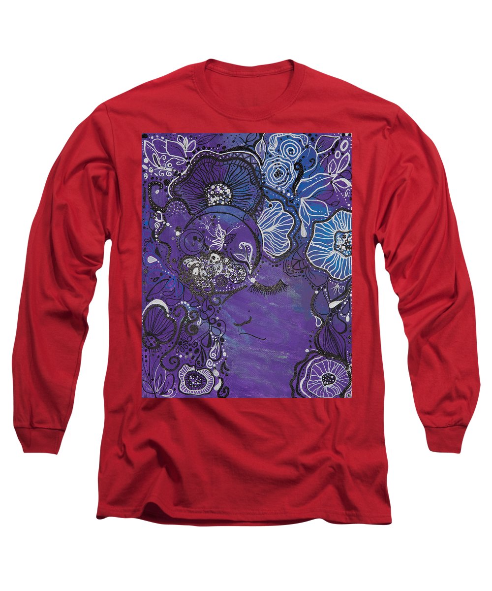 Zen Face - Flower Head Collection  - Long Sleeve T-Shirt