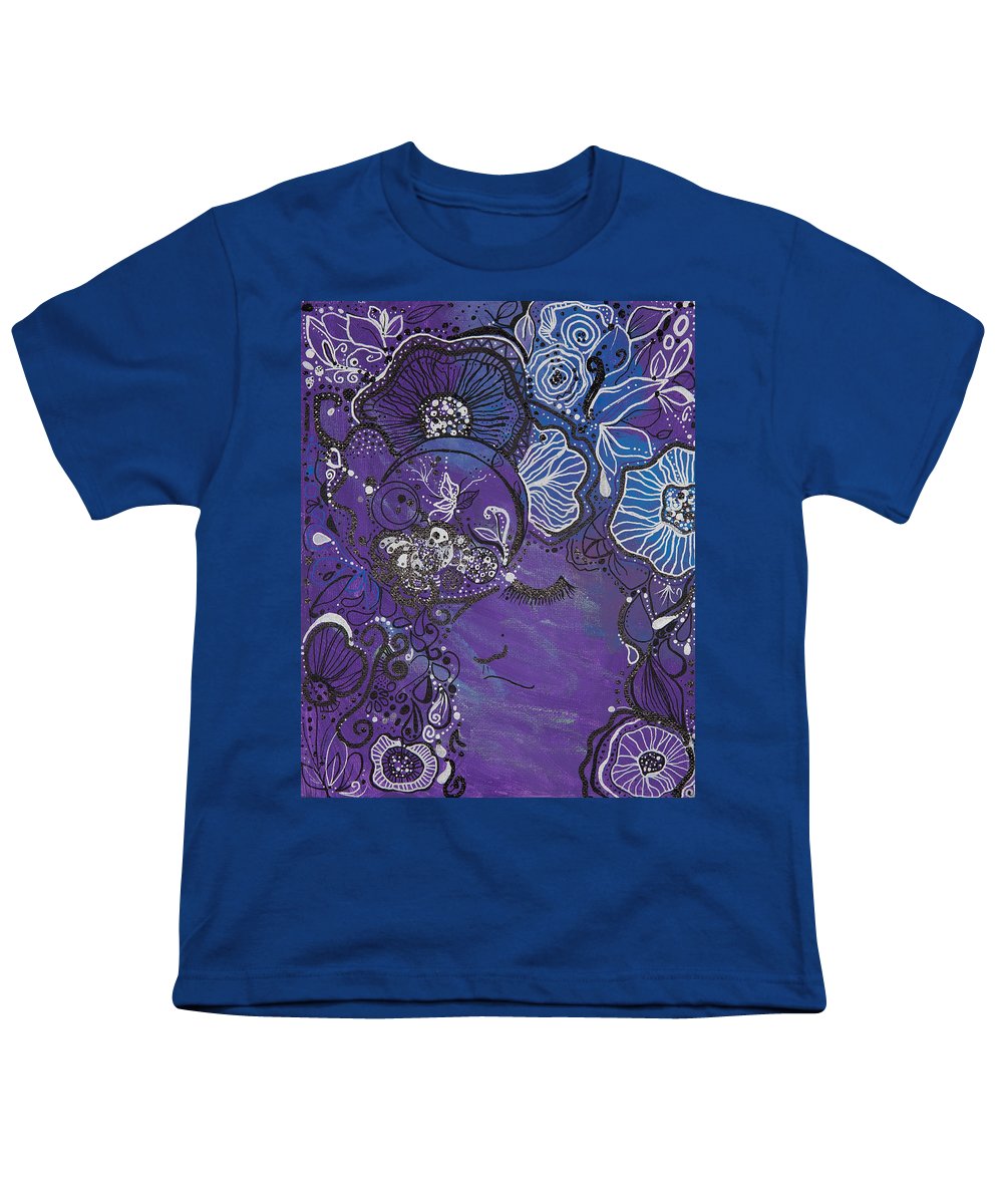 Zen Face - Flower Head Collection  - Youth T-Shirt