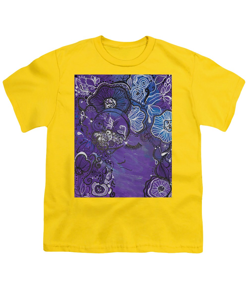 Zen Face - Flower Head Collection  - Youth T-Shirt