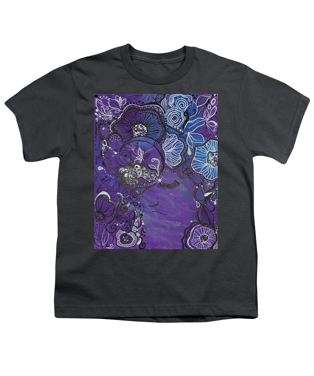 Zen Face - Flower Head Collection  - Youth T-Shirt