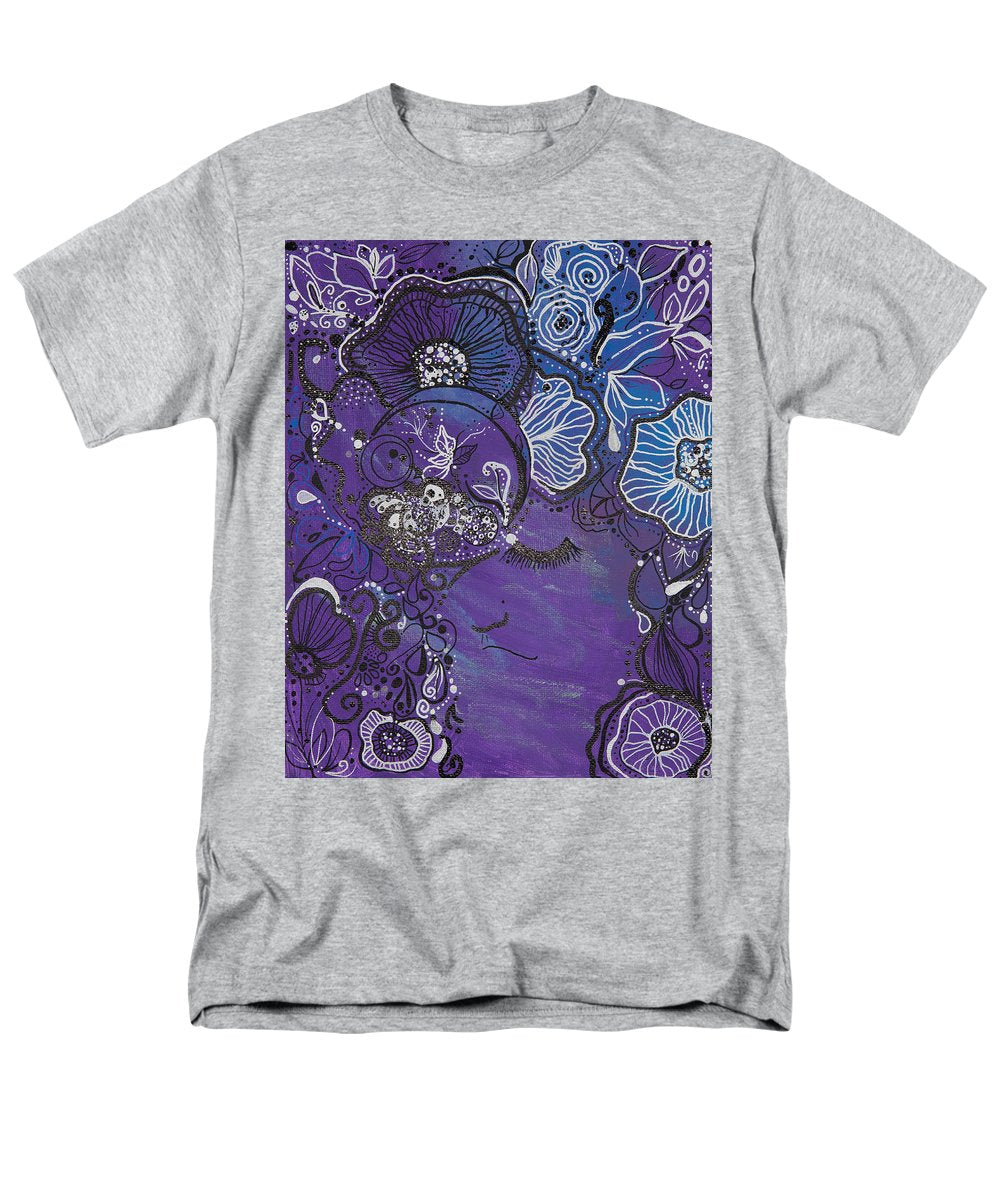 Zen Face - Flower Head Collection  - Men's T-Shirt  (Regular Fit)