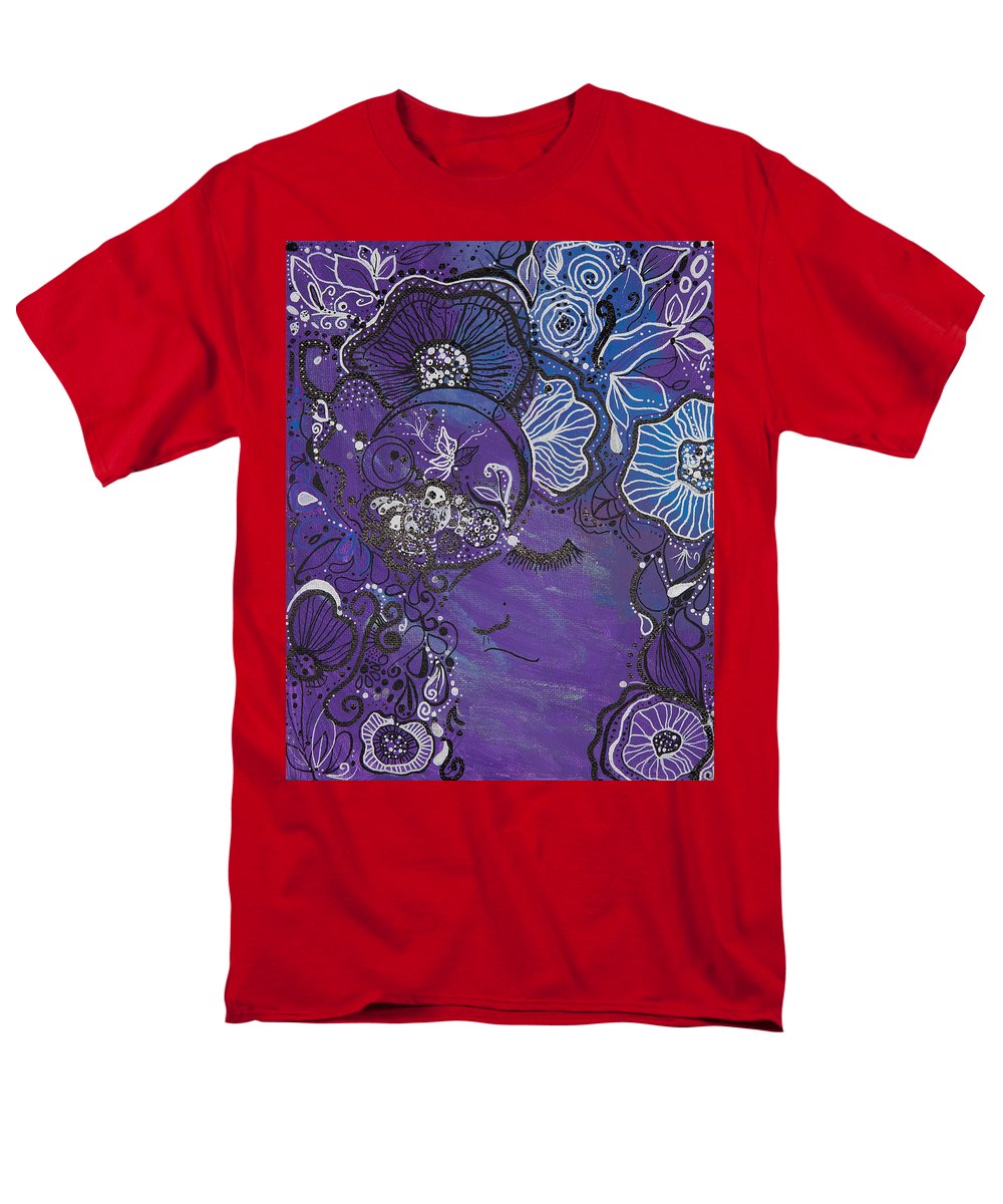 Zen Face - Flower Head Collection  - Men's T-Shirt  (Regular Fit)