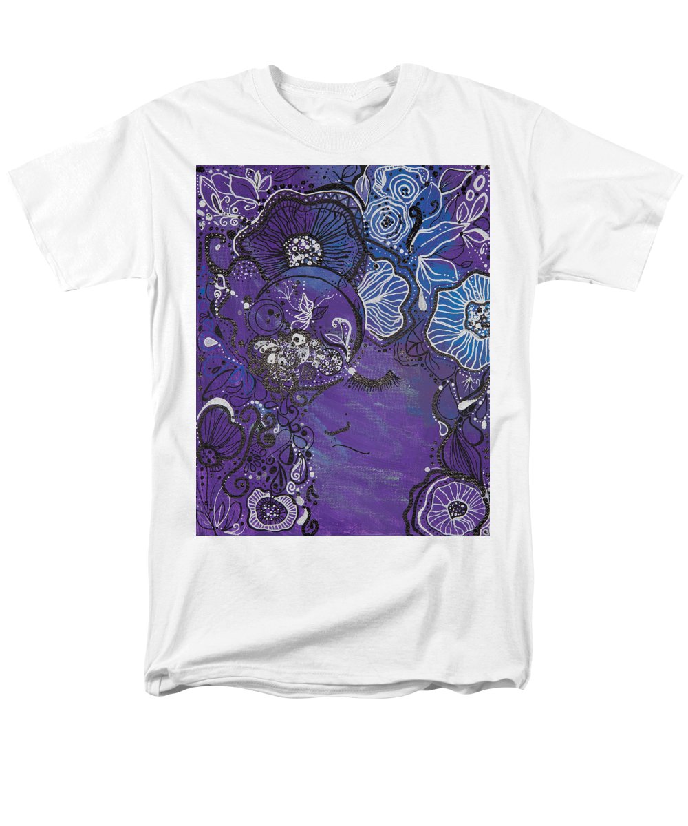 Zen Face - Flower Head Collection  - Men's T-Shirt  (Regular Fit)