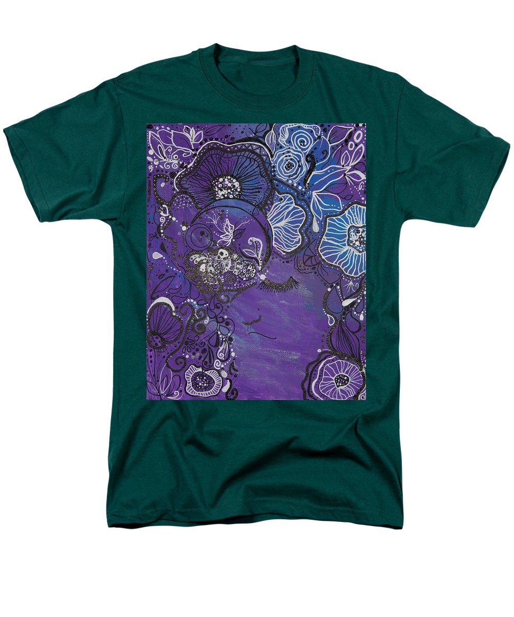 Zen Face - Flower Head Collection  - Men's T-Shirt  (Regular Fit)