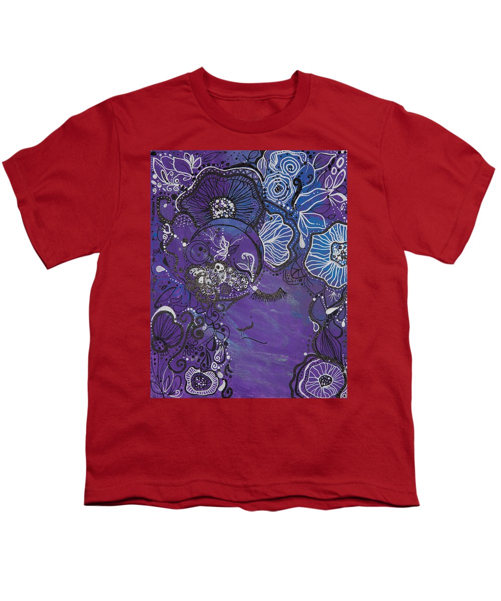 Zen Face - Flower Head Collection  - Youth T-Shirt