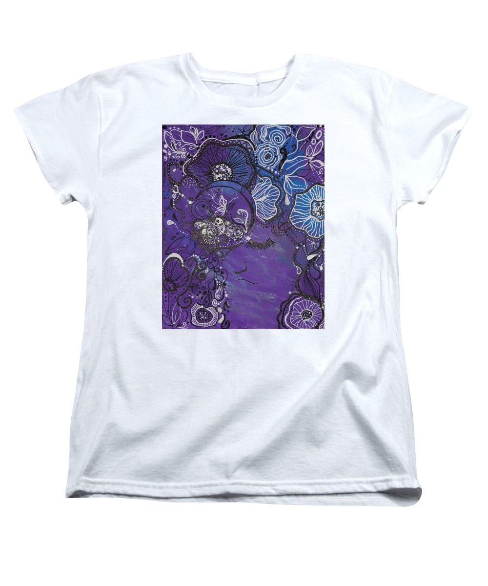 Zen Face - Flower Head Collection  - Women's T-Shirt (Standard Fit)