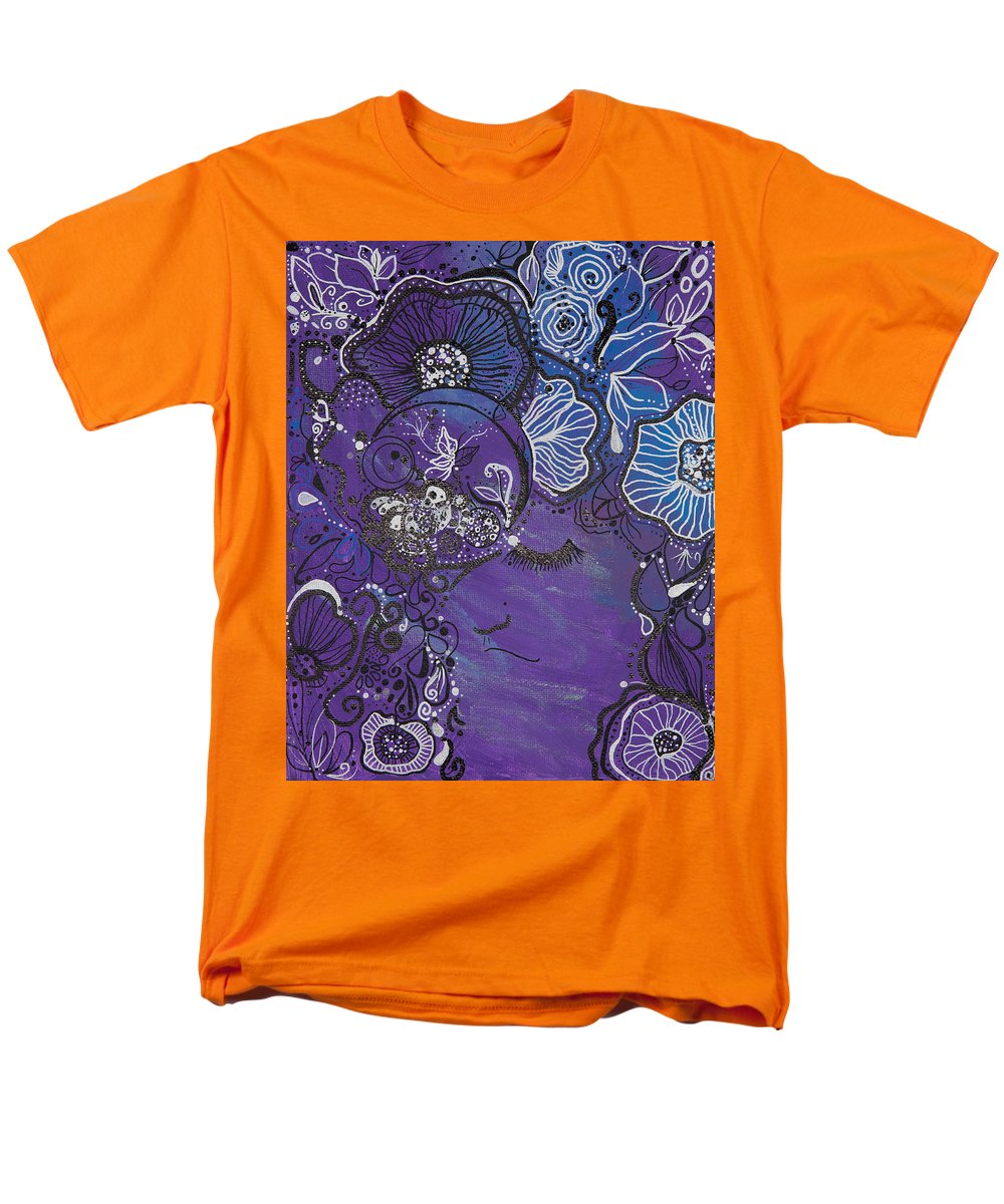 Zen Face - Flower Head Collection  - Men's T-Shirt  (Regular Fit)