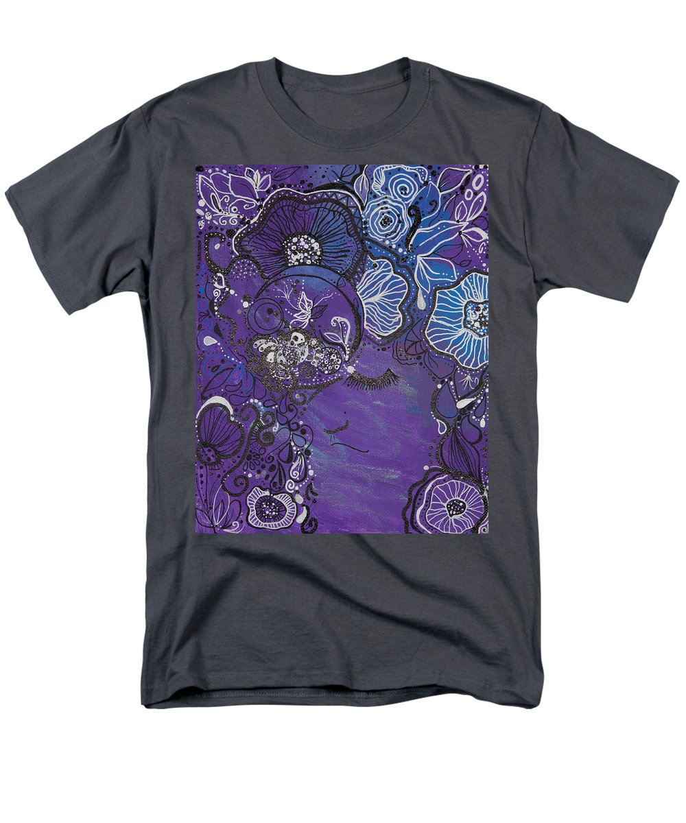 Zen Face - Flower Head Collection  - Men's T-Shirt  (Regular Fit)