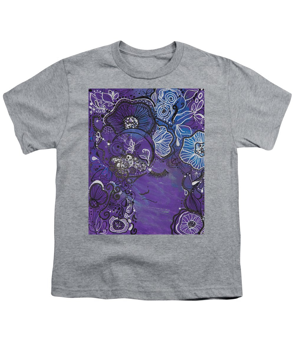 Zen Face - Flower Head Collection  - Youth T-Shirt