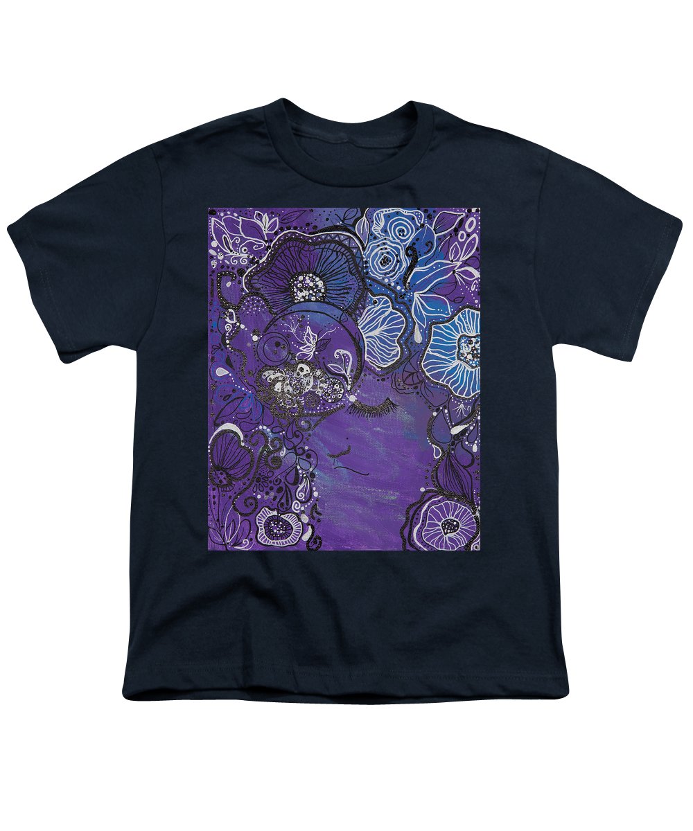 Zen Face - Flower Head Collection  - Youth T-Shirt