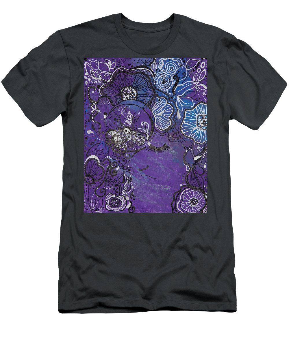 Zen Face - Flower Head Collection  - T-Shirt