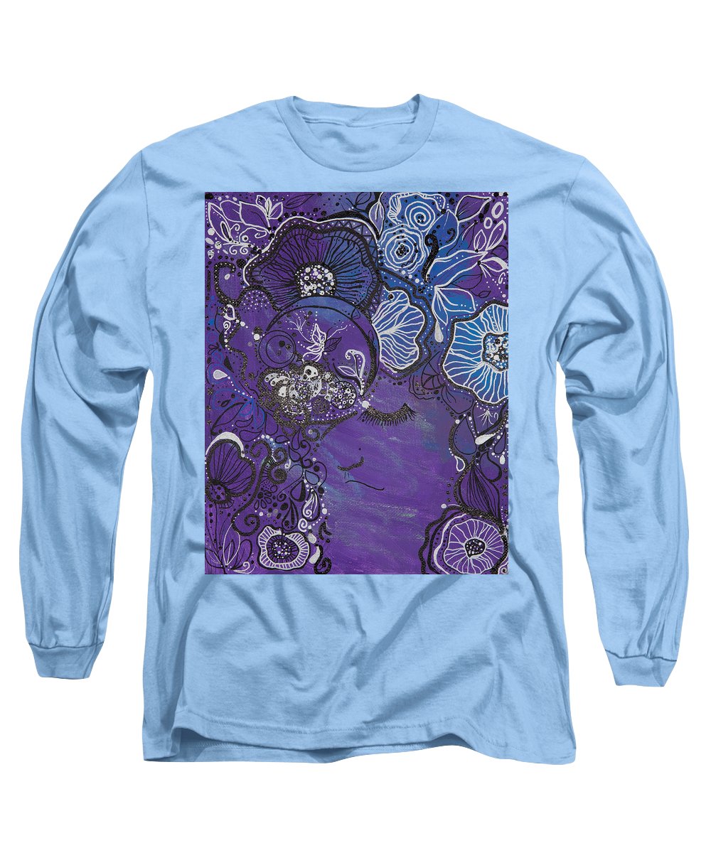 Zen Face - Flower Head Collection  - Long Sleeve T-Shirt