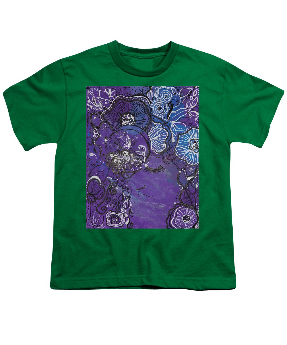 Zen Face - Flower Head Collection  - Youth T-Shirt