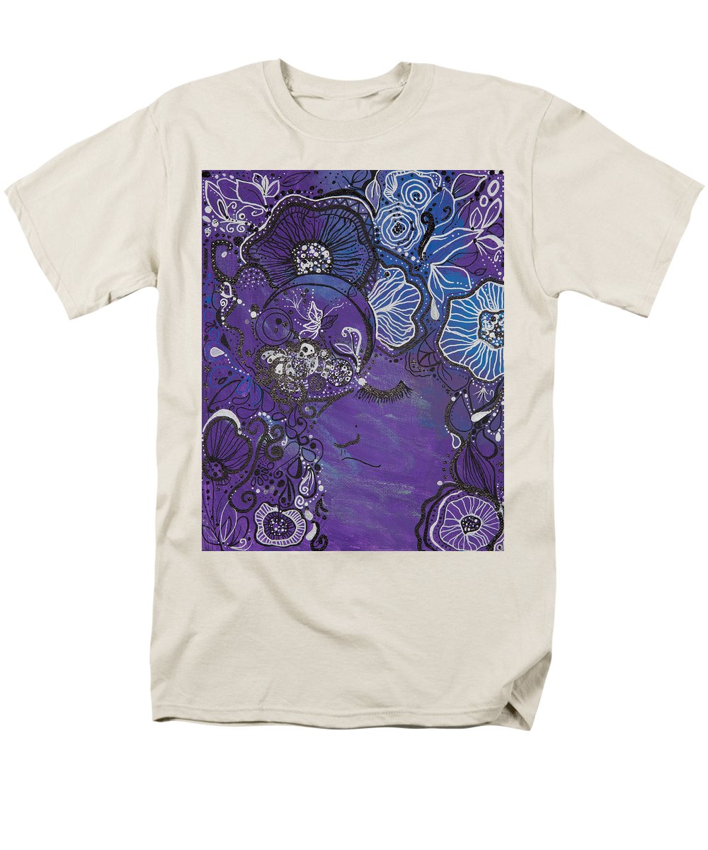 Zen Face - Flower Head Collection  - Men's T-Shirt  (Regular Fit)