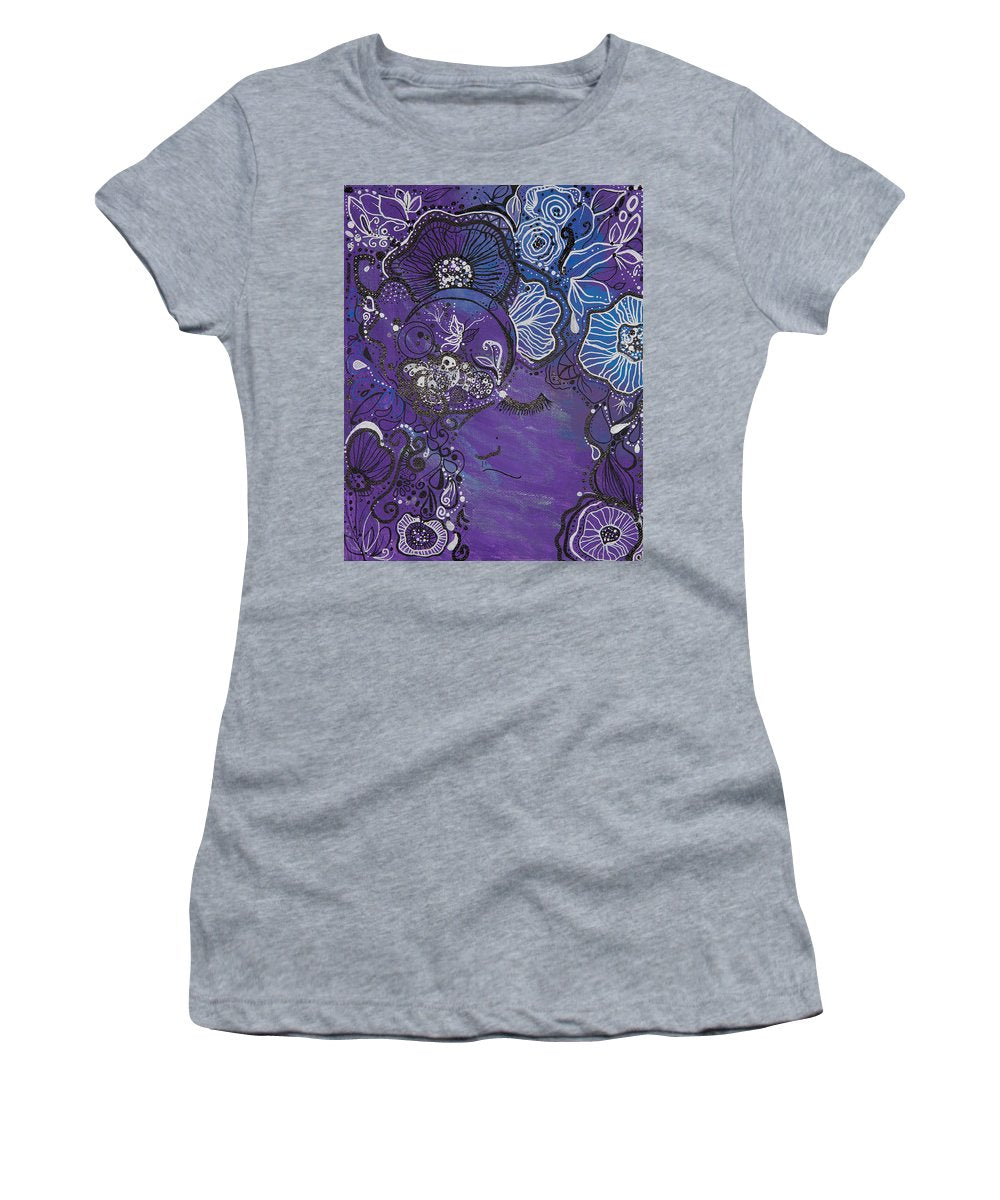 Zen Face - Flower Head Collection  - Women's T-Shirt