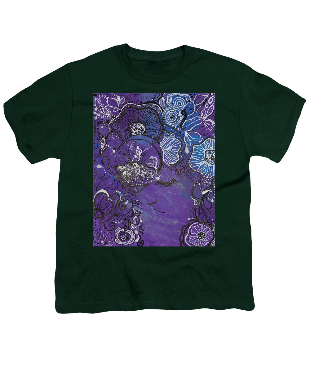 Zen Face - Flower Head Collection  - Youth T-Shirt