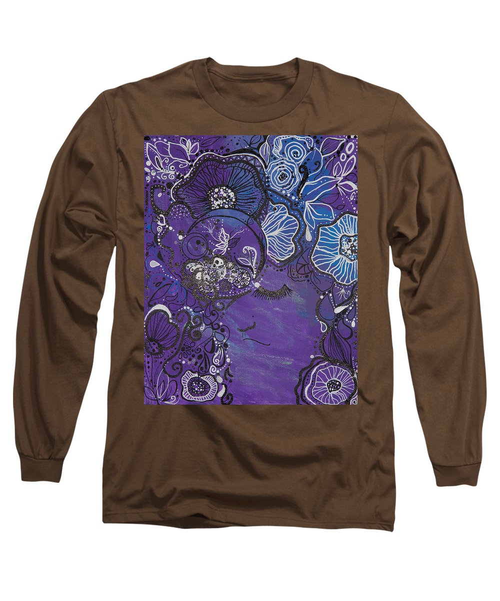 Zen Face - Flower Head Collection  - Long Sleeve T-Shirt