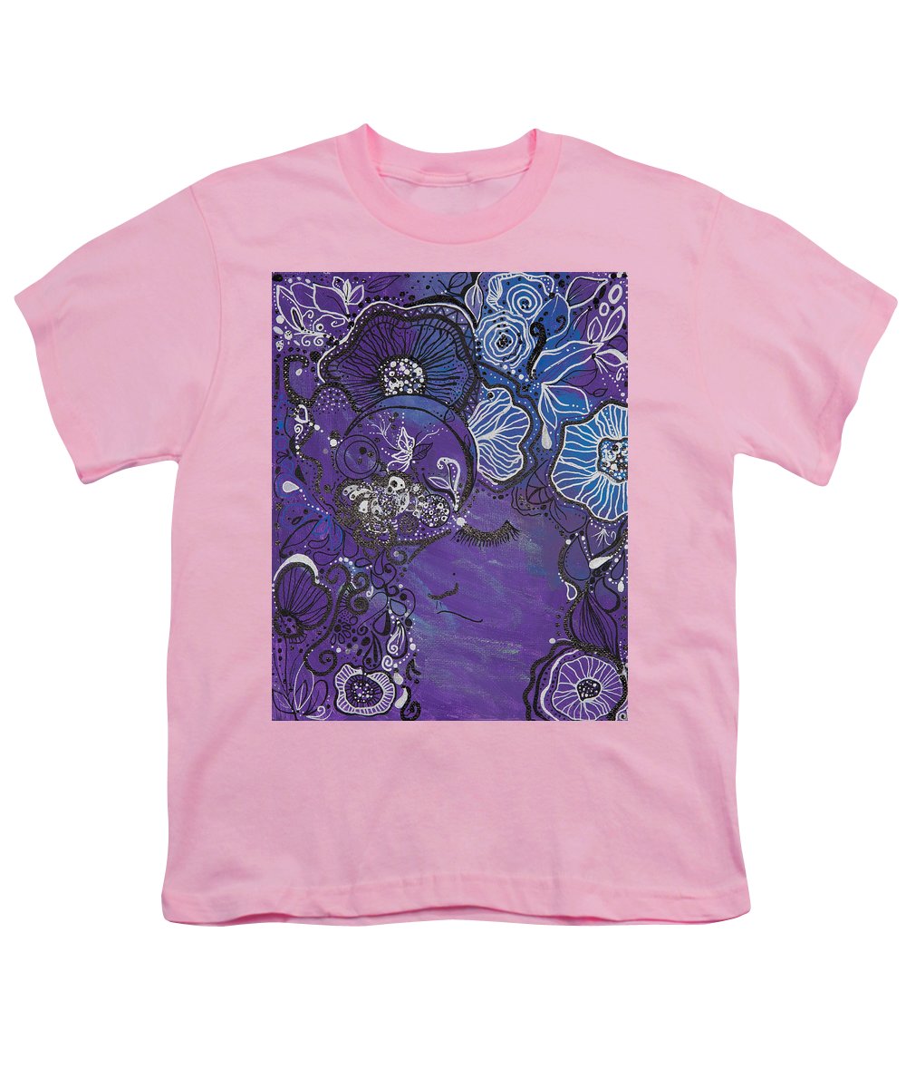 Zen Face - Flower Head Collection  - Youth T-Shirt