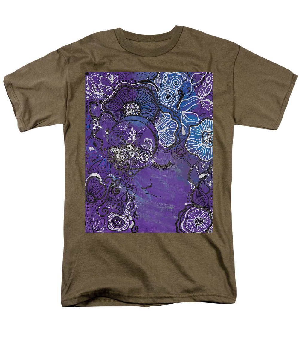 Zen Face - Flower Head Collection  - Men's T-Shirt  (Regular Fit)