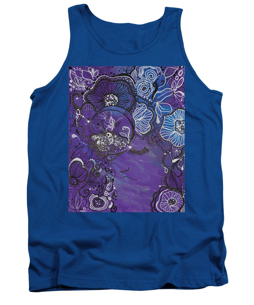 Zen Face - Flower Head Collection  - Tank Top