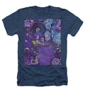 Zen Face - Flower Head Collection  - Heathers T-Shirt
