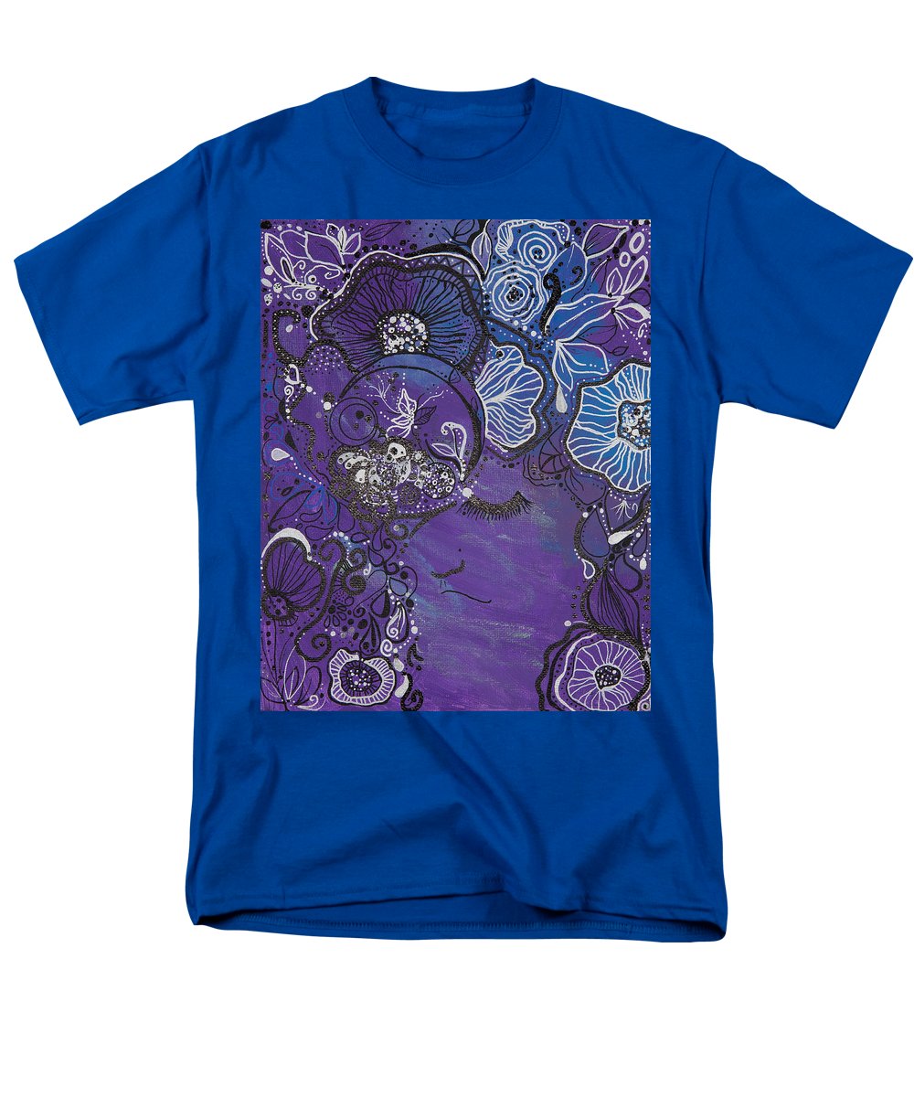 Zen Face - Flower Head Collection  - Men's T-Shirt  (Regular Fit)