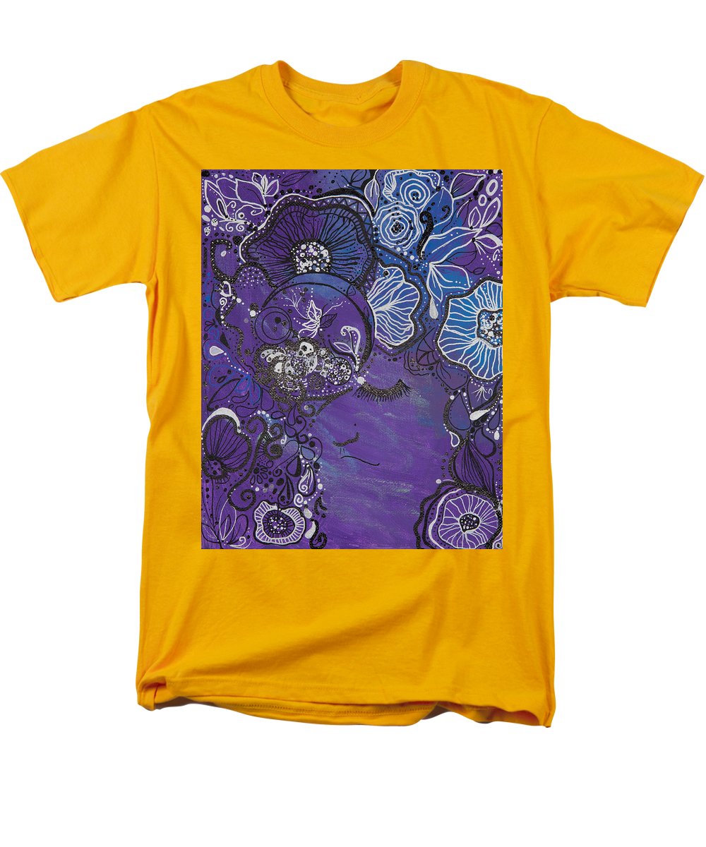 Zen Face - Flower Head Collection  - Men's T-Shirt  (Regular Fit)