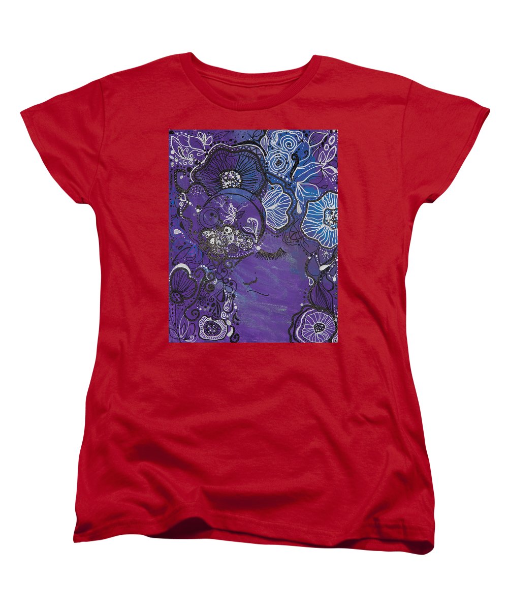 Zen Face - Flower Head Collection  - Women's T-Shirt (Standard Fit)