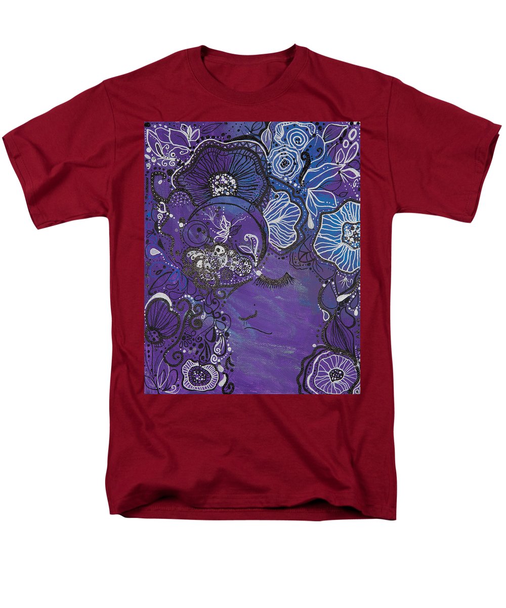 Zen Face - Flower Head Collection  - Men's T-Shirt  (Regular Fit)