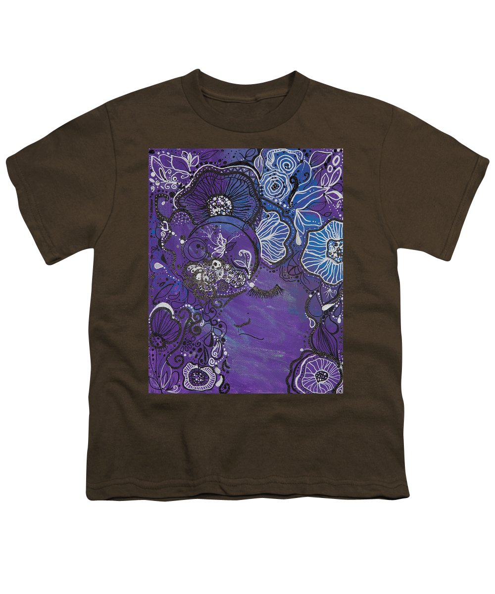 Zen Face - Flower Head Collection  - Youth T-Shirt