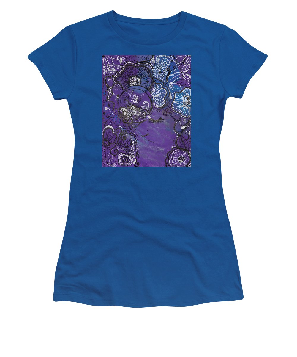 Zen Face - Flower Head Collection  - Women's T-Shirt