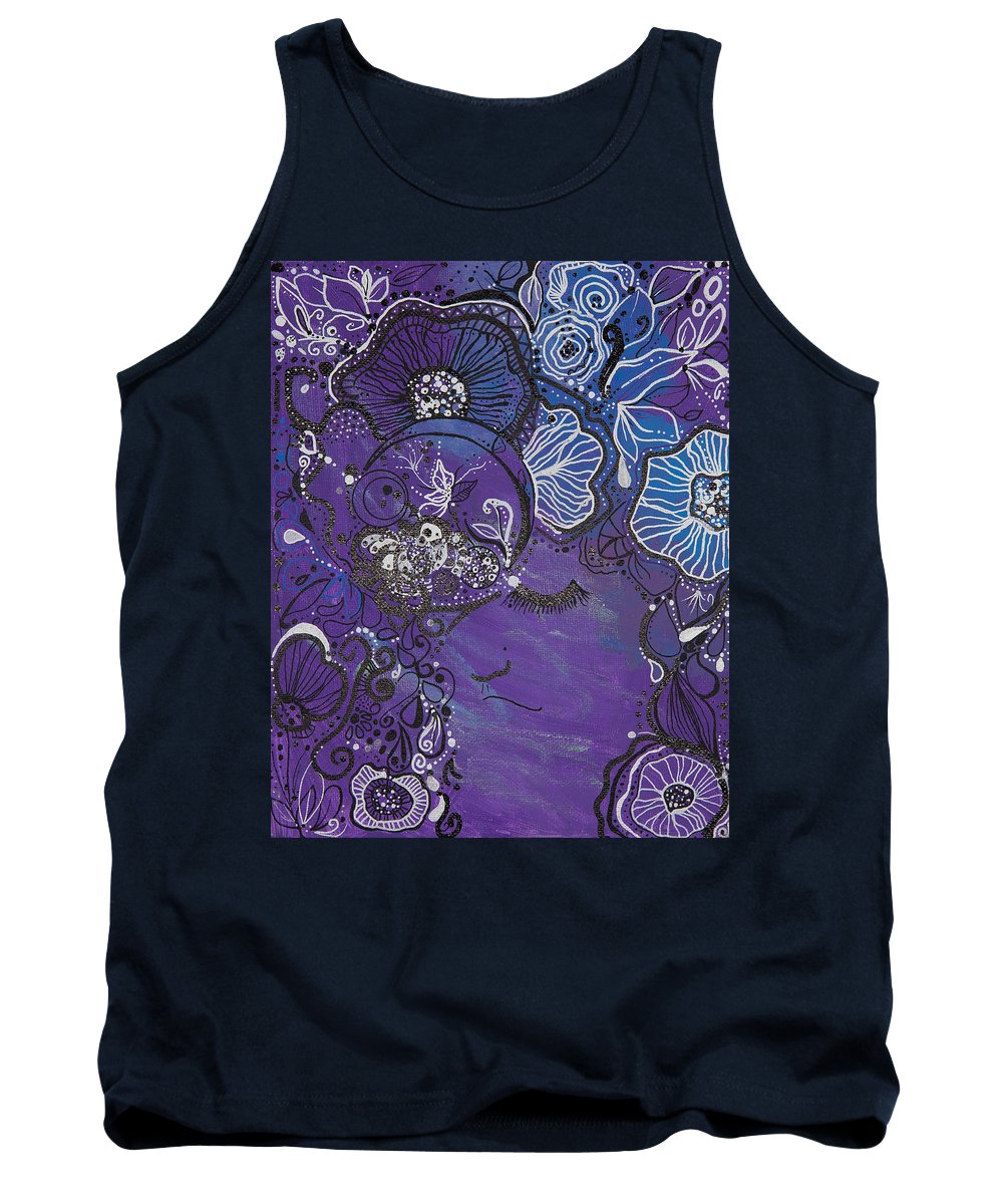 Zen Face - Flower Head Collection  - Tank Top