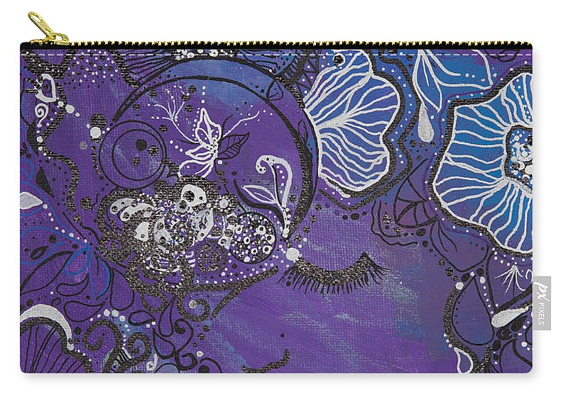 Zen Face - Flower Head Collection  - Carry-All Pouch