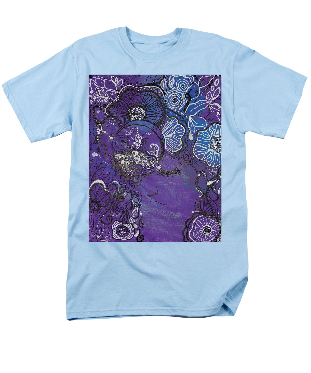 Zen Face - Flower Head Collection  - Men's T-Shirt  (Regular Fit)